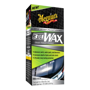 Meguiars 3-in-1 Wax 473ml + Foam Pad