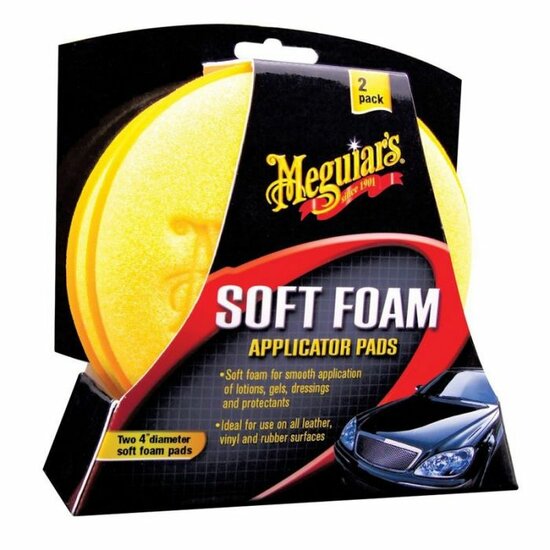 Meguiars Soft Foam Applicator Pads - Set van 2 stuks