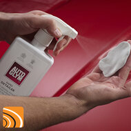 Autoglym Rapid Detailer aanbrengen op doek